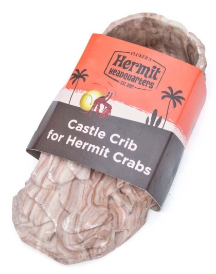 Fluker's Hermit Crab Castle Crib Multi-Color 1ea/One Size
