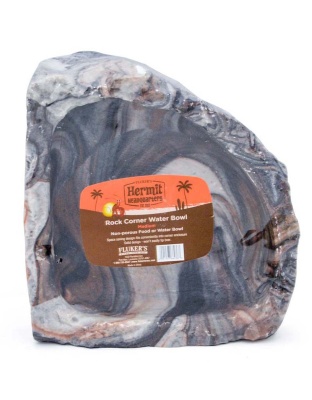 Fluker's Hermit Crab Rock Corner Water Bowl Assorted 1ea/6 in, MD