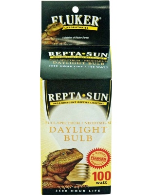Fluker's Repta-Sun Full-Spectrum Neodymium Daylight Bulb 1ea/100 W