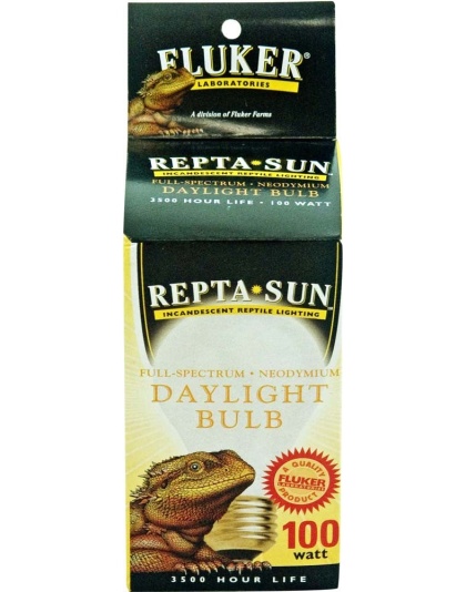 Fluker's Repta-Sun Full-Spectrum Neodymium Daylight Bulb 1ea/100 W