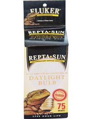 Fluker's Repta-Sun Full-Spectrum Neodymium Daylight Bulb 1ea/60 W
