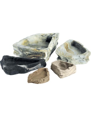 Fluker's Repta-Bowl Non-porous Food and Water Bowl Multi-Color 1ea/3 in, XS
