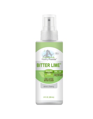 Four Paws Healthy Promise Bitter Lime Anti Chew Spray For Dogs and Cats Bitter Lime Flavor 8 Oz