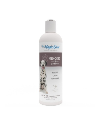 Four Paws Magic Coat Medicated Dog Shampoo for Skin Allergies Medicated Dog Shampoo, 1ea/16oz.