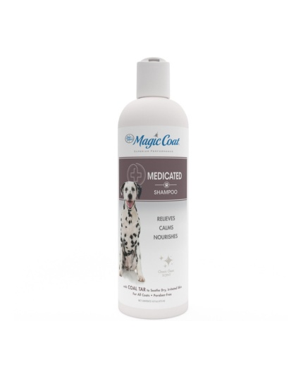 Four Paws Magic Coat Medicated Dog Shampoo for Skin Allergies Medicated Dog Shampoo, 1ea/16oz.
