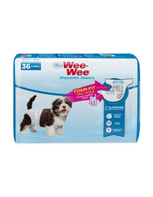 Four Paws Wee-Wee Disposable Dog Diapers Diaper 1ea/XS (36 ct)
