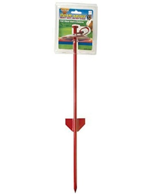 Four Paws Roam About Dog Tie-Out Stake Red 1ea/23 in