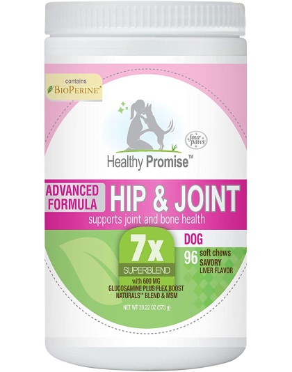 Four Paws Healthy Promise Advanced Formula Hip & Joint Supplement for Dogs Soft Chews Hip & Joint 1ea/96 ct