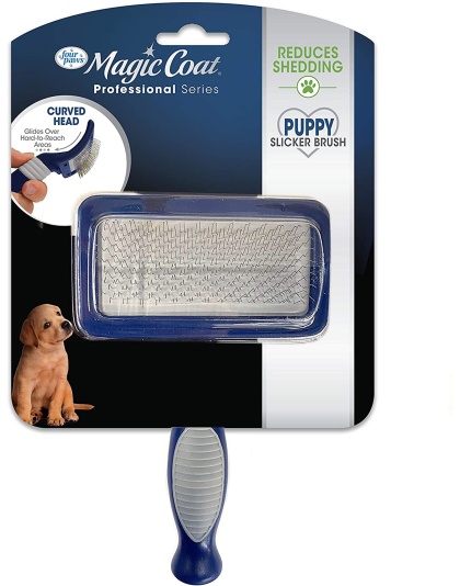 Four Paws Magic Coat Professional Series Puppy Slicker Brush Puppy Slicker Brush 1ea/SMall