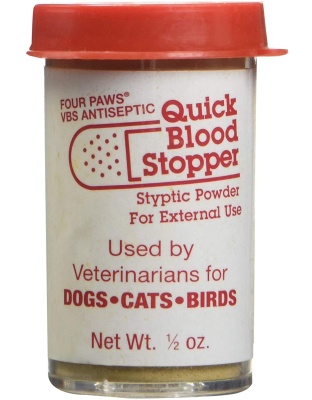 Four Paws Antiseptic Pet Blood Stopper Powder for Dogs, Cats, and Birds 1ea/0.5 oz