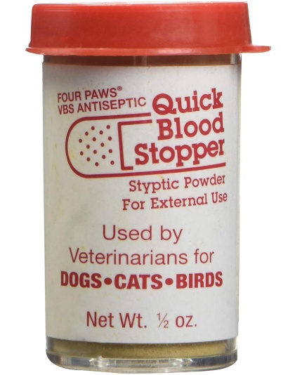 Four Paws Antiseptic Pet Blood Stopper Powder for Dogs, Cats, and Birds 1ea/0.5 oz