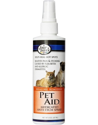 Four Paws Healthy Promise Pet Aid Fast-Acting Anti Itch Spray for Dogs & Cats Anti Itch 1ea/8 Oz.