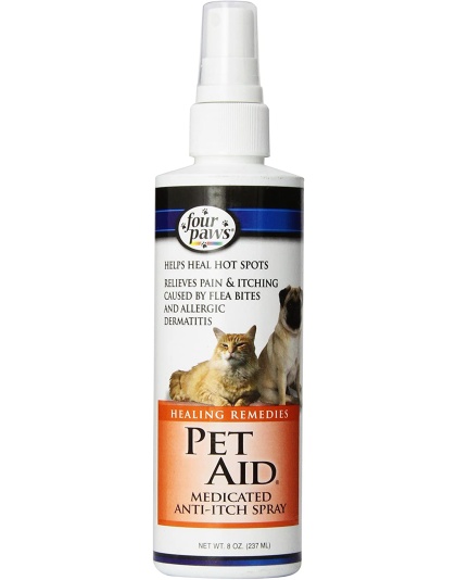 Four Paws Healthy Promise Pet Aid Fast-Acting Anti Itch Spray for Dogs & Cats Anti Itch 1ea/8 Oz.