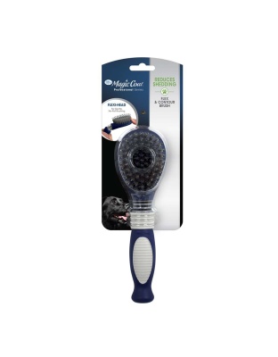 Four Paws Magic Coat Professional Series Flex & Contour Pin and Bristle Brush for Dogs 1ea/One Size