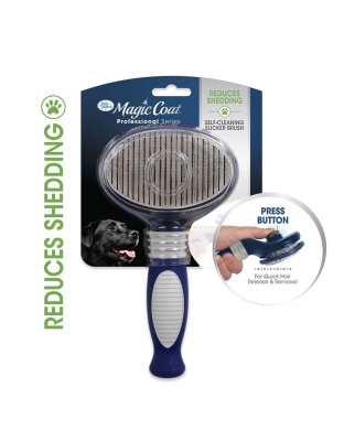 Four Paws Magic Coat Professional Series Self-Cleaning Slicker Brush Self-Cleaning Brush 1ea/One Size