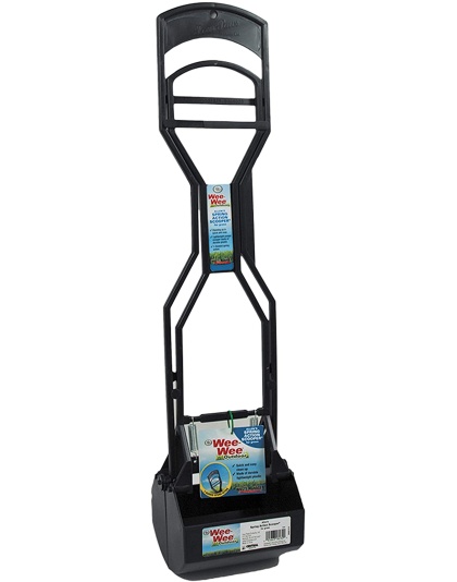 Four Paws Allen's Spring Action Dog Scooper For Grass Standard Black 1ea/5.13 in X 5.5 in X 24.75 in