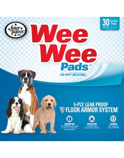 Four Paws Four Paws Wee-Wee Superior Performance Dog Pee Pads 1ea/30 ct, 22 in X 23 in
