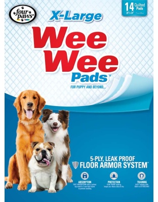 Four Paws Four Paws Wee-Wee Superior Performance X-Large Dog Pee Pads XL 1ea/14 ct