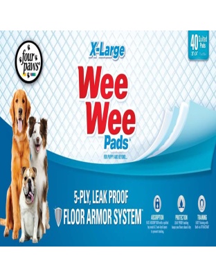 Four Paws Four Paws Wee-Wee Superior Performance X-Large Dog Pee Pads XL 1ea/40 ct