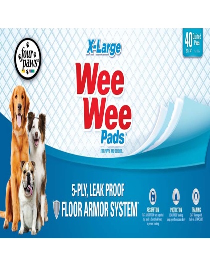 Four Paws Four Paws Wee-Wee Superior Performance X-Large Dog Pee Pads XL 1ea/40 ct
