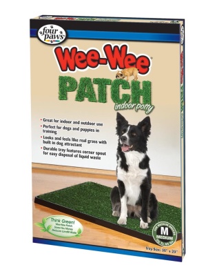 Four Paws Wee-Wee Dog Grass Patch Tray Patch 1ea/Medium (3 ct)