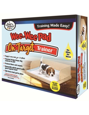 Four Paws Wee-Wee Pad On Target Trainer Dog And Puppy Training Tray