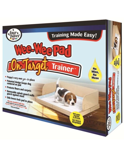 Four Paws Wee-Wee Pad On Target Trainer Dog And Puppy Training Tray