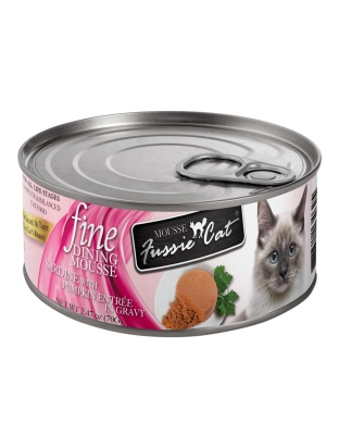Fussie Cat Fine Dining Mousse Sardine with Pumpkin 2.47oz. (Case of 24)