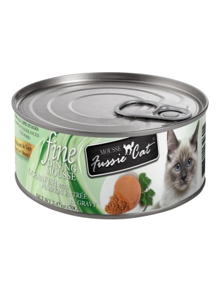 Fussie Cat Fine Dining Mousse Oceanfish with Pumpkin 2.47oz. (Case of 24)