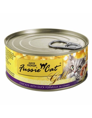 Fussie Cat Gold Chicken Duck Gravy 2.82oz. (Case of 24)