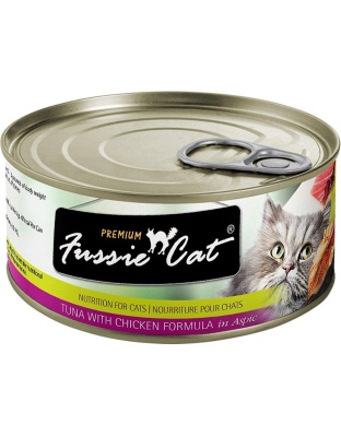 Fussie Cat Premium Tuna Chicken In Aspic 2.82oz. (Case of 24)