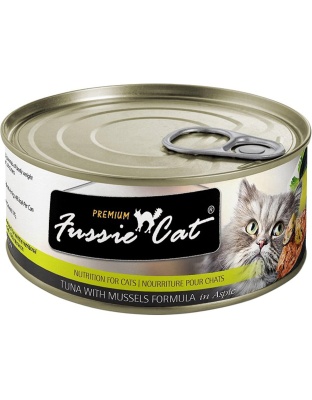 Fussie Cat Premium Tuna Mussels In Aspic 2.82oz. (Case of 24)
