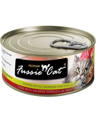 Fussie Cat Premium Tuna Salmon In Aspic 2.82oz. (Case of 24)