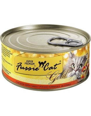 Fussie Cat Gold Chicken Sweet Potato 2.82oz. (Case of 24)