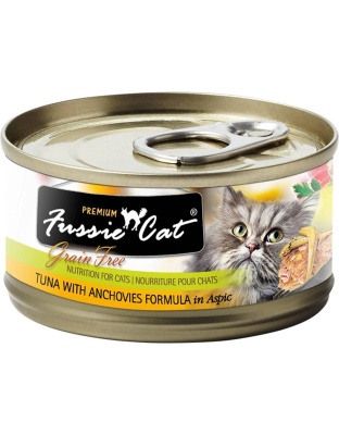 Fussie Cat Grain Free Tuna with Anchovie 5.5oz. (Case of 24)