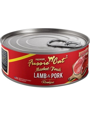 Fussie Cat Market Fresh Lamb & Pork Pate 5.5oz.  (Case of 24)