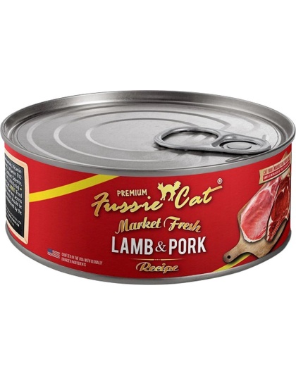 Fussie Cat Market Fresh Lamb & Pork Pate 5.5oz.  (Case of 24)
