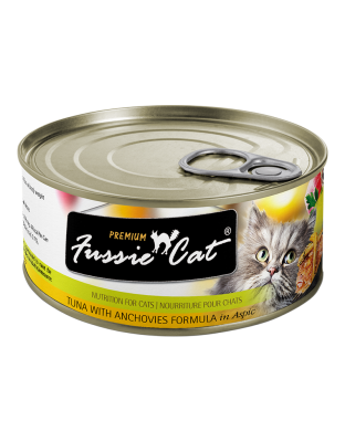 Fussie Cat Premium Tuna Anchovy In Aspic 2.82oz. (Case of 24)