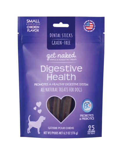 Get Naked Digestive Health Grain-Free Dental Stick Dog Treats Chicken 1ea/6.2 oz, SM