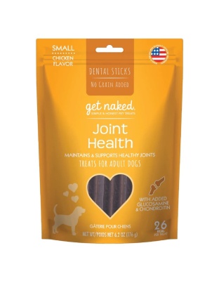 Get Naked Joint Health Grain-Free Dental Stick Dog Treats Chicken 1ea/6.2 oz, SM
