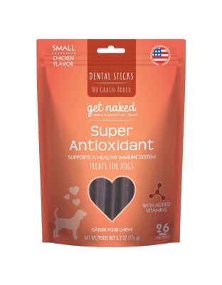 Get Naked Super Antioxidant Grain-Free Dental Stick Dog Treats Chicken 1ea/6.2 oz, SM