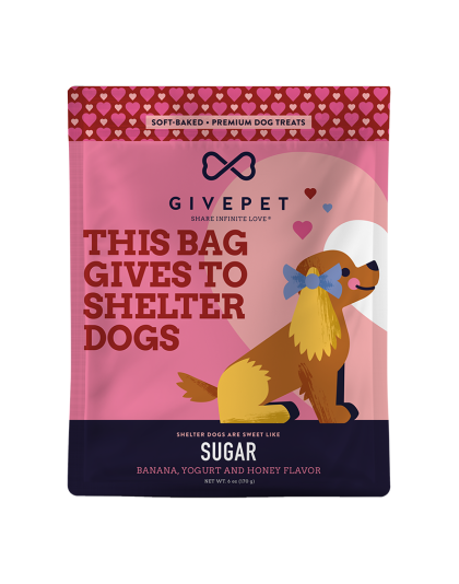 GivePet Holiday Dog Treat Soft Chew Sugar 6oz