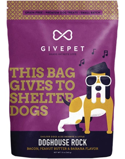 Givepet Dog Doghouse Rock 11oz.