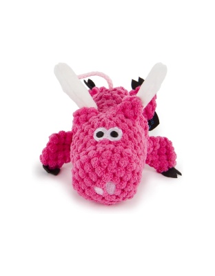 Godog Just For Me Flying Pig Dog Toy Pink Mini
