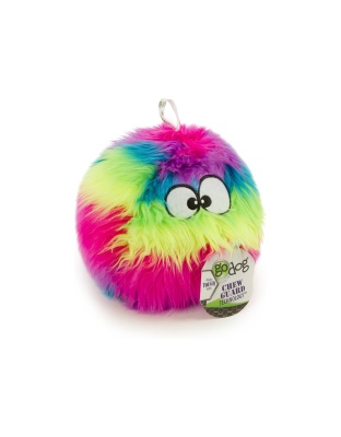Godog Furballz Dog Toy Rainbow Large