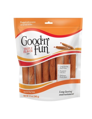 Good 'N' Fun Triple Flavor Ribs Pork/Beef/Chicken 12oz.