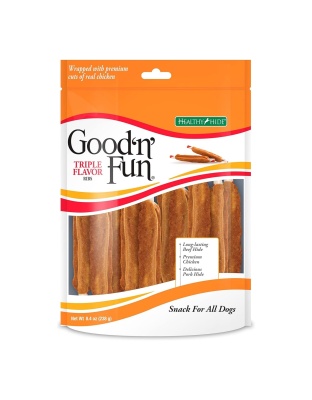 Good 'N' Fun Triple Flavor Ribs Pork/Beef/Chicken 8oz.