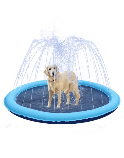 Goo-Eez Splash & Spray Pool For Pets Blue 59in.