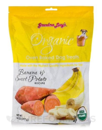 Grandma Lucys Dog Organic Baked Banana Treat 14 oz.