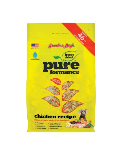 Grandma Lucys Dog Pure Grain Free Chicken Chickpea 10 Lbs.